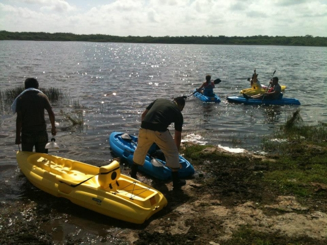 Kayaks en Yucatan